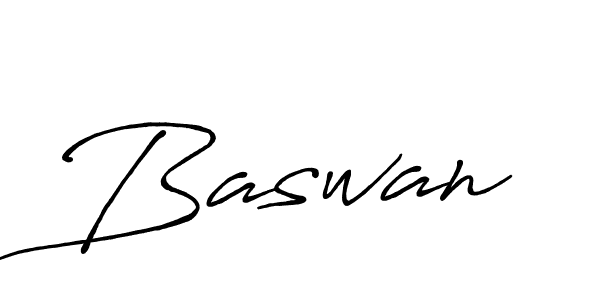Make a beautiful signature design for name Baswan. With this signature (Antro_Vectra_Bolder) style, you can create a handwritten signature for free. Baswan signature style 7 images and pictures png