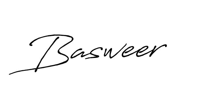 Make a beautiful signature design for name Basweer. Use this online signature maker to create a handwritten signature for free. Basweer signature style 7 images and pictures png