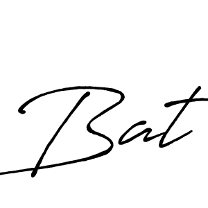 You should practise on your own different ways (Antro_Vectra_Bolder) to write your name (Bat) in signature. don't let someone else do it for you. Bat signature style 7 images and pictures png