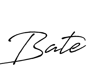 Make a beautiful signature design for name Bate. With this signature (Antro_Vectra_Bolder) style, you can create a handwritten signature for free. Bate signature style 7 images and pictures png