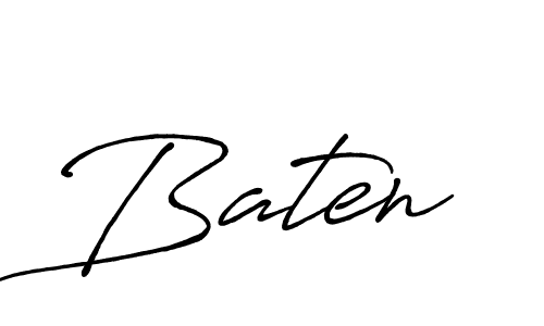 Make a beautiful signature design for name Baten. Use this online signature maker to create a handwritten signature for free. Baten signature style 7 images and pictures png