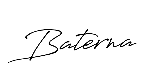 Make a beautiful signature design for name Baterna. With this signature (Antro_Vectra_Bolder) style, you can create a handwritten signature for free. Baterna signature style 7 images and pictures png