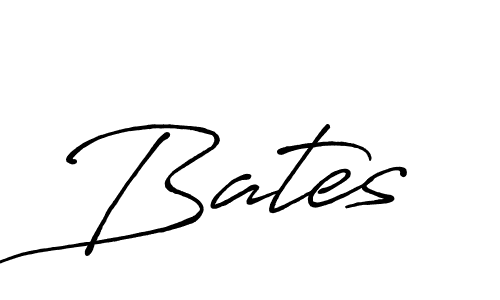 Design your own signature with our free online signature maker. With this signature software, you can create a handwritten (Antro_Vectra_Bolder) signature for name Bates. Bates signature style 7 images and pictures png
