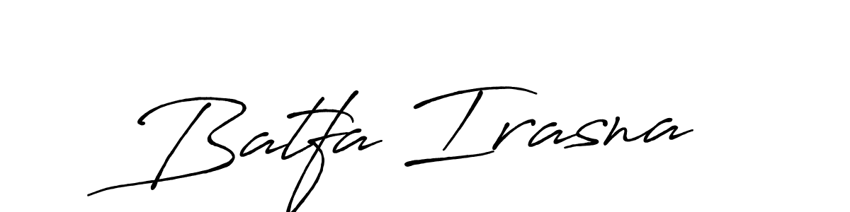 Batfa Irasna stylish signature style. Best Handwritten Sign (Antro_Vectra_Bolder) for my name. Handwritten Signature Collection Ideas for my name Batfa Irasna. Batfa Irasna signature style 7 images and pictures png