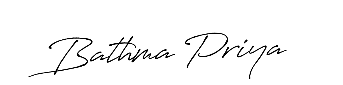 How to make Bathma Priya signature? Antro_Vectra_Bolder is a professional autograph style. Create handwritten signature for Bathma Priya name. Bathma Priya signature style 7 images and pictures png