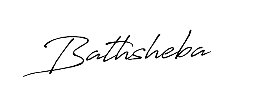 Use a signature maker to create a handwritten signature online. With this signature software, you can design (Antro_Vectra_Bolder) your own signature for name Bathsheba. Bathsheba signature style 7 images and pictures png