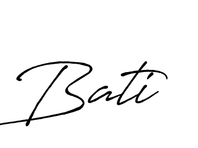 The best way (Antro_Vectra_Bolder) to make a short signature is to pick only two or three words in your name. The name Bati include a total of six letters. For converting this name. Bati signature style 7 images and pictures png