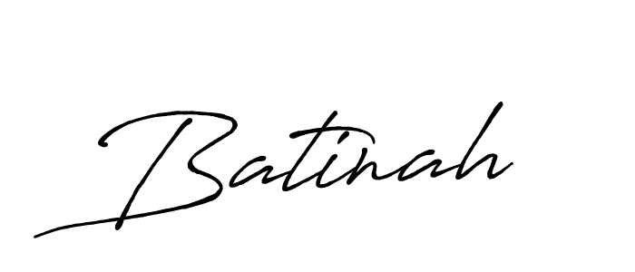 Use a signature maker to create a handwritten signature online. With this signature software, you can design (Antro_Vectra_Bolder) your own signature for name Batinah. Batinah signature style 7 images and pictures png