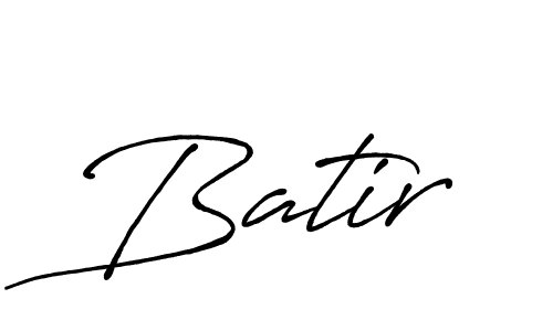 Batir stylish signature style. Best Handwritten Sign (Antro_Vectra_Bolder) for my name. Handwritten Signature Collection Ideas for my name Batir. Batir signature style 7 images and pictures png