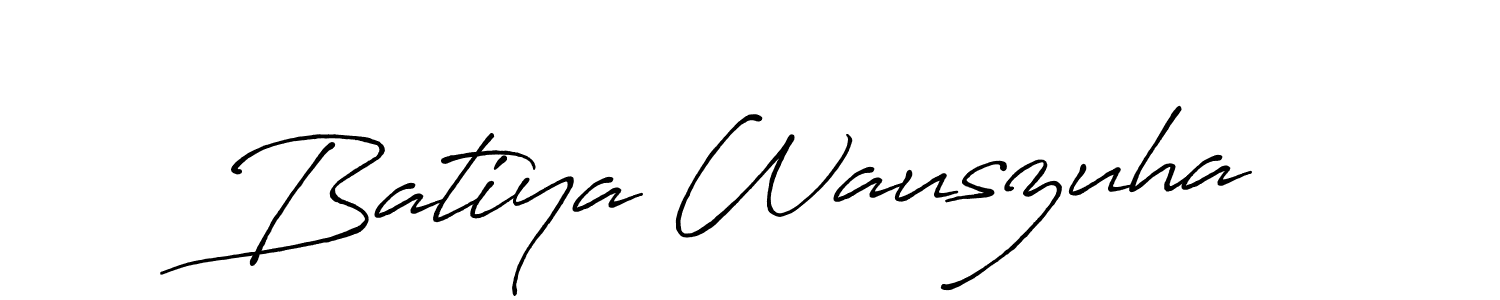 Best and Professional Signature Style for Batiya Wauszuha. Antro_Vectra_Bolder Best Signature Style Collection. Batiya Wauszuha signature style 7 images and pictures png