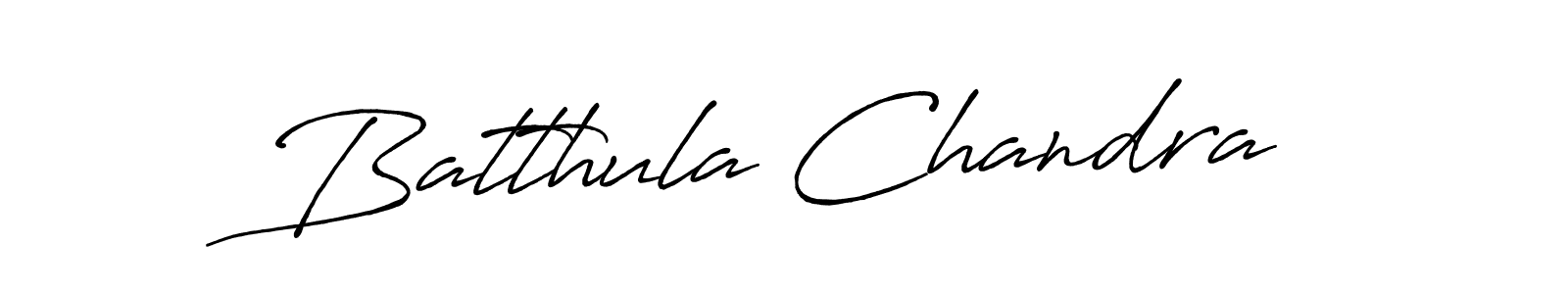 The best way (Antro_Vectra_Bolder) to make a short signature is to pick only two or three words in your name. The name Batthula Chandra include a total of six letters. For converting this name. Batthula Chandra signature style 7 images and pictures png