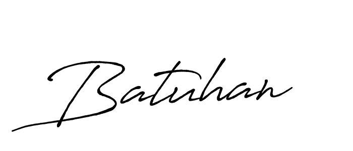 How to make Batuhan signature? Antro_Vectra_Bolder is a professional autograph style. Create handwritten signature for Batuhan name. Batuhan signature style 7 images and pictures png