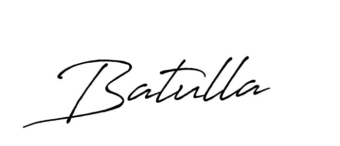 Use a signature maker to create a handwritten signature online. With this signature software, you can design (Antro_Vectra_Bolder) your own signature for name Batulla. Batulla signature style 7 images and pictures png