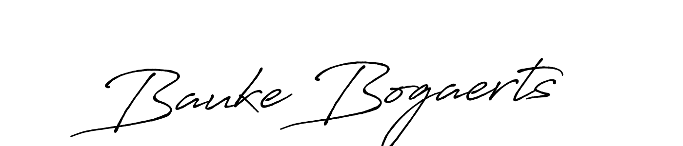 Bauke Bogaerts stylish signature style. Best Handwritten Sign (Antro_Vectra_Bolder) for my name. Handwritten Signature Collection Ideas for my name Bauke Bogaerts. Bauke Bogaerts signature style 7 images and pictures png