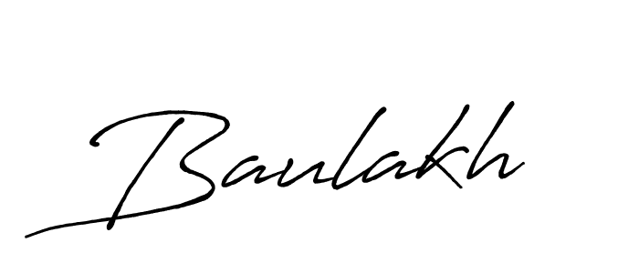 Design your own signature with our free online signature maker. With this signature software, you can create a handwritten (Antro_Vectra_Bolder) signature for name Baulakh. Baulakh signature style 7 images and pictures png