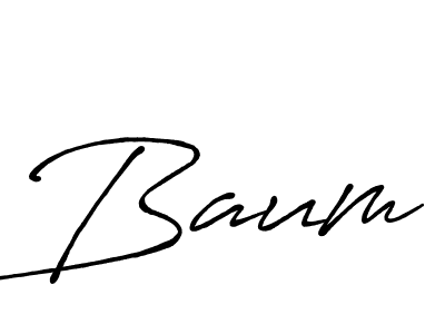 Make a beautiful signature design for name Baum. With this signature (Antro_Vectra_Bolder) style, you can create a handwritten signature for free. Baum signature style 7 images and pictures png