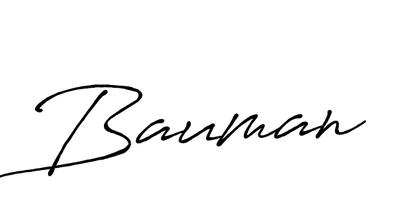 Also we have Bauman name is the best signature style. Create professional handwritten signature collection using Antro_Vectra_Bolder autograph style. Bauman signature style 7 images and pictures png