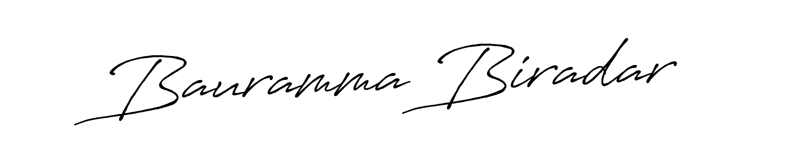 How to make Bauramma Biradar name signature. Use Antro_Vectra_Bolder style for creating short signs online. This is the latest handwritten sign. Bauramma Biradar signature style 7 images and pictures png