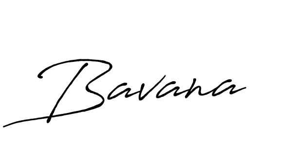 Use a signature maker to create a handwritten signature online. With this signature software, you can design (Antro_Vectra_Bolder) your own signature for name Bavana. Bavana signature style 7 images and pictures png