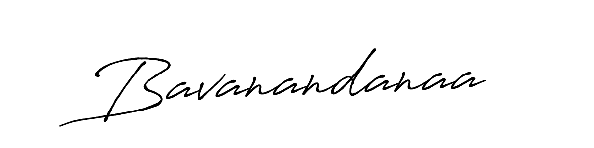 Use a signature maker to create a handwritten signature online. With this signature software, you can design (Antro_Vectra_Bolder) your own signature for name Bavanandanaa. Bavanandanaa signature style 7 images and pictures png