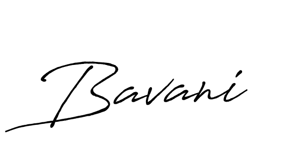 Use a signature maker to create a handwritten signature online. With this signature software, you can design (Antro_Vectra_Bolder) your own signature for name Bavani. Bavani signature style 7 images and pictures png