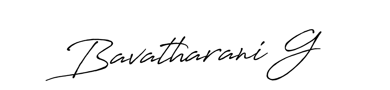 Also we have Bavatharani G name is the best signature style. Create professional handwritten signature collection using Antro_Vectra_Bolder autograph style. Bavatharani G signature style 7 images and pictures png