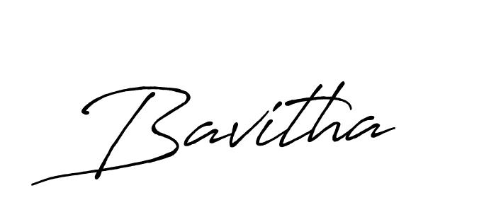 Use a signature maker to create a handwritten signature online. With this signature software, you can design (Antro_Vectra_Bolder) your own signature for name Bavitha. Bavitha signature style 7 images and pictures png