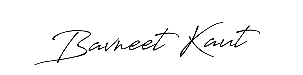 How to make Bavneet Kaut signature? Antro_Vectra_Bolder is a professional autograph style. Create handwritten signature for Bavneet Kaut name. Bavneet Kaut signature style 7 images and pictures png