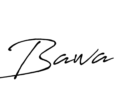Create a beautiful signature design for name Bawa. With this signature (Antro_Vectra_Bolder) fonts, you can make a handwritten signature for free. Bawa signature style 7 images and pictures png