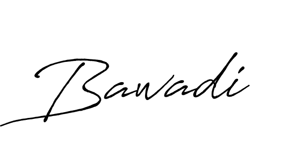 Also we have Bawadi name is the best signature style. Create professional handwritten signature collection using Antro_Vectra_Bolder autograph style. Bawadi signature style 7 images and pictures png