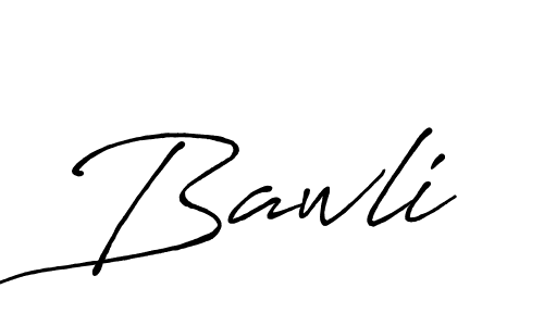How to make Bawli name signature. Use Antro_Vectra_Bolder style for creating short signs online. This is the latest handwritten sign. Bawli signature style 7 images and pictures png