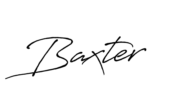 Create a beautiful signature design for name Baxter. With this signature (Antro_Vectra_Bolder) fonts, you can make a handwritten signature for free. Baxter signature style 7 images and pictures png