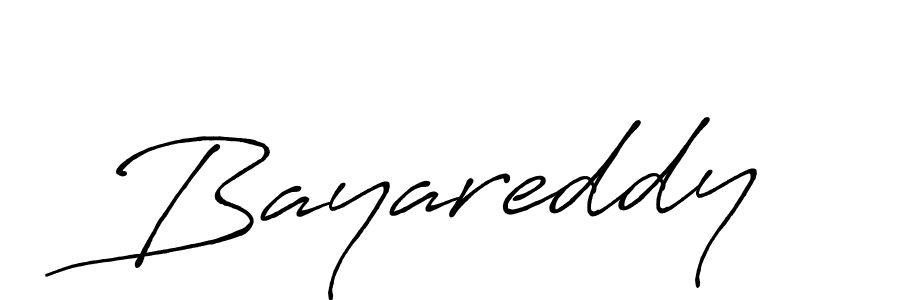 Make a beautiful signature design for name Bayareddy. With this signature (Antro_Vectra_Bolder) style, you can create a handwritten signature for free. Bayareddy signature style 7 images and pictures png