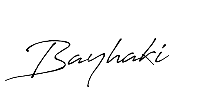 You should practise on your own different ways (Antro_Vectra_Bolder) to write your name (Bayhaki) in signature. don't let someone else do it for you. Bayhaki signature style 7 images and pictures png