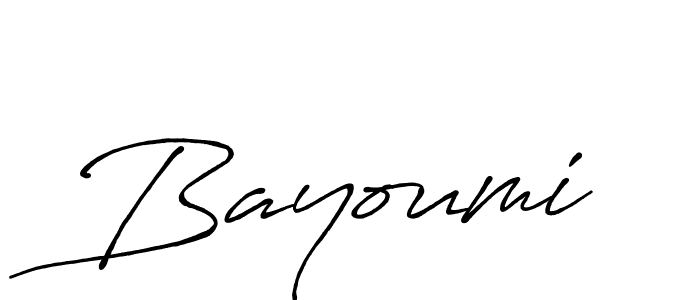 Bayoumi stylish signature style. Best Handwritten Sign (Antro_Vectra_Bolder) for my name. Handwritten Signature Collection Ideas for my name Bayoumi. Bayoumi signature style 7 images and pictures png