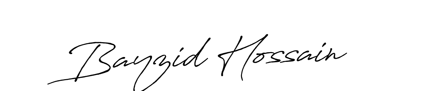 Also we have Bayzid Hossain name is the best signature style. Create professional handwritten signature collection using Antro_Vectra_Bolder autograph style. Bayzid Hossain signature style 7 images and pictures png