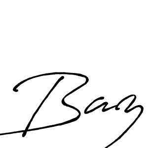 How to make Baz name signature. Use Antro_Vectra_Bolder style for creating short signs online. This is the latest handwritten sign. Baz signature style 7 images and pictures png