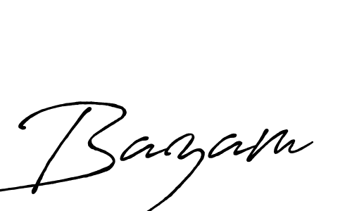 How to make Bazam name signature. Use Antro_Vectra_Bolder style for creating short signs online. This is the latest handwritten sign. Bazam signature style 7 images and pictures png