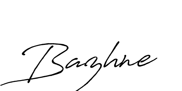 Make a beautiful signature design for name Bazhne. With this signature (Antro_Vectra_Bolder) style, you can create a handwritten signature for free. Bazhne signature style 7 images and pictures png