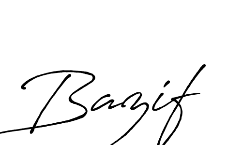 Make a beautiful signature design for name Bazif. With this signature (Antro_Vectra_Bolder) style, you can create a handwritten signature for free. Bazif signature style 7 images and pictures png