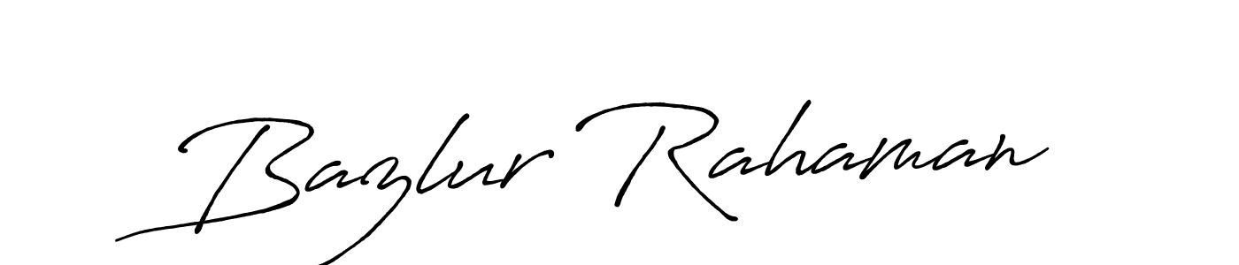 How to make Bazlur Rahaman signature? Antro_Vectra_Bolder is a professional autograph style. Create handwritten signature for Bazlur Rahaman name. Bazlur Rahaman signature style 7 images and pictures png