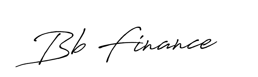 You should practise on your own different ways (Antro_Vectra_Bolder) to write your name (Bb Finance) in signature. don't let someone else do it for you. Bb Finance signature style 7 images and pictures png