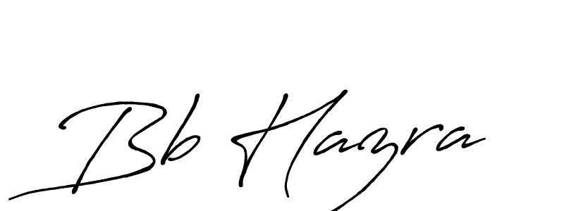 Similarly Antro_Vectra_Bolder is the best handwritten signature design. Signature creator online .You can use it as an online autograph creator for name Bb Hazra. Bb Hazra signature style 7 images and pictures png