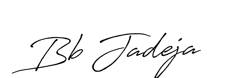 It looks lik you need a new signature style for name Bb Jadeja. Design unique handwritten (Antro_Vectra_Bolder) signature with our free signature maker in just a few clicks. Bb Jadeja signature style 7 images and pictures png