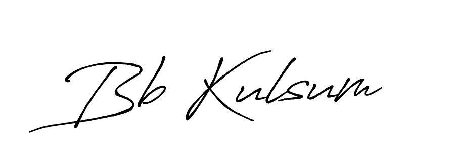 It looks lik you need a new signature style for name Bb Kulsum. Design unique handwritten (Antro_Vectra_Bolder) signature with our free signature maker in just a few clicks. Bb Kulsum signature style 7 images and pictures png