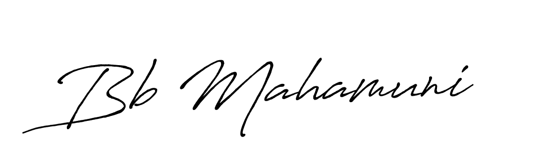 if you are searching for the best signature style for your name Bb Mahamuni. so please give up your signature search. here we have designed multiple signature styles  using Antro_Vectra_Bolder. Bb Mahamuni signature style 7 images and pictures png