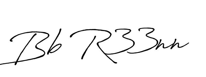 Bb R33nn stylish signature style. Best Handwritten Sign (Antro_Vectra_Bolder) for my name. Handwritten Signature Collection Ideas for my name Bb R33nn. Bb R33nn signature style 7 images and pictures png