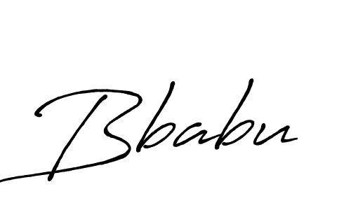 if you are searching for the best signature style for your name Bbabu. so please give up your signature search. here we have designed multiple signature styles  using Antro_Vectra_Bolder. Bbabu signature style 7 images and pictures png