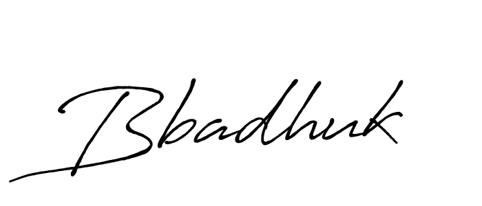 How to make Bbadhuk signature? Antro_Vectra_Bolder is a professional autograph style. Create handwritten signature for Bbadhuk name. Bbadhuk signature style 7 images and pictures png