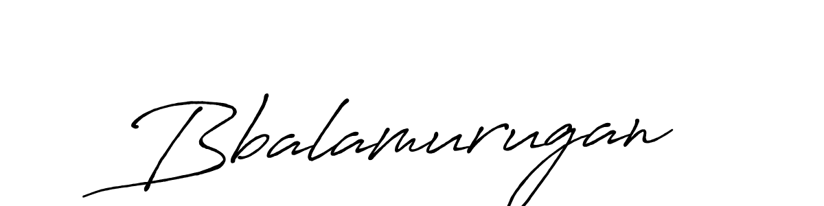 Make a beautiful signature design for name Bbalamurugan. With this signature (Antro_Vectra_Bolder) style, you can create a handwritten signature for free. Bbalamurugan signature style 7 images and pictures png